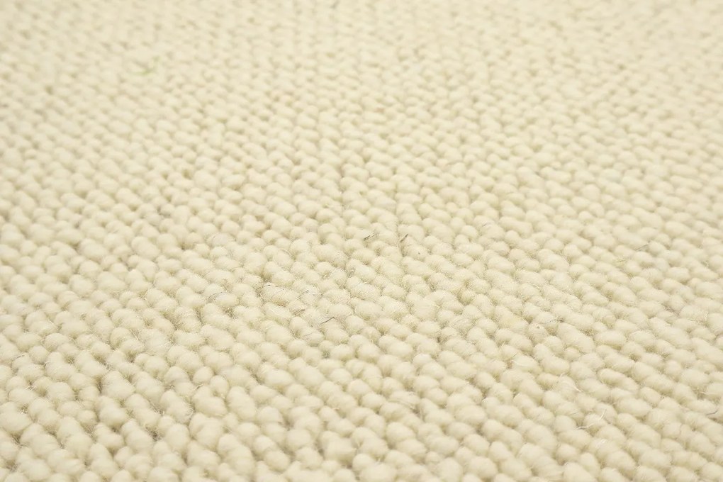 Avanti, Koberec metráž Alfawool 86 biely, na mieru, šíře 4m,5m, béžová, ab (mriežka), obývacia izba