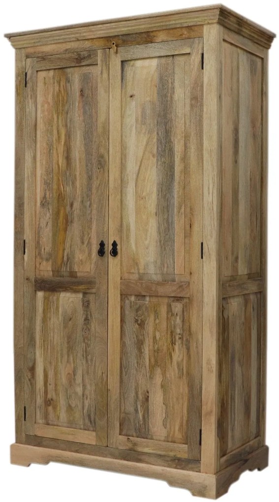 furniture-nabytek.cz - Masívna šatníková skriňa 110x200x60 z dreva mango