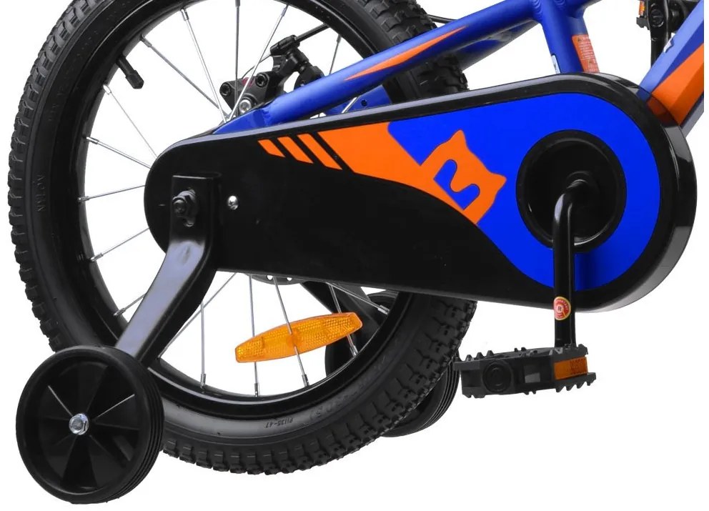 RoyalBaby Chipmunk Explorel 16" detský bicykel modro-oranžový hliníkový 2022