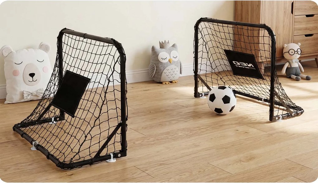 Neo-Sport Futbalová bránka - sada 2 kusov - 60 x 45 x 25 cm NS-486