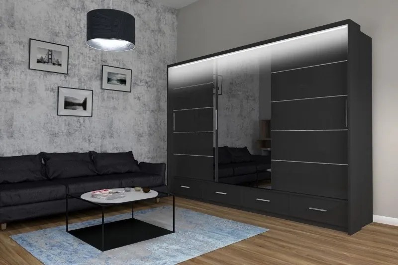 Šatníková skriňa Multi 250, biela