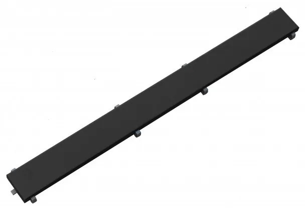 Odtokový žľab 2 v 1 nízky MEXEN FLAT BLACK 90 cm - vzor G13