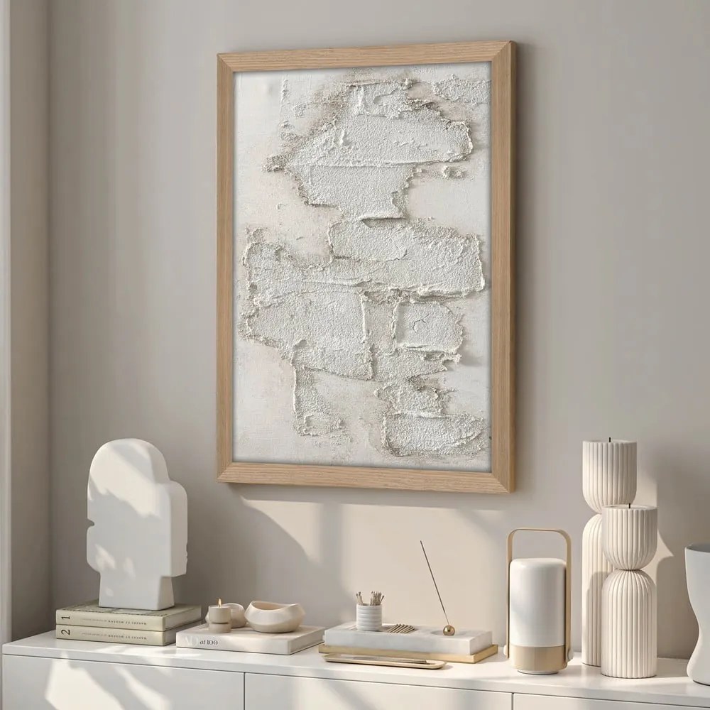 Ručne maľovaný obraz 32,5x42,5 cm White rock – Malerifabrikken