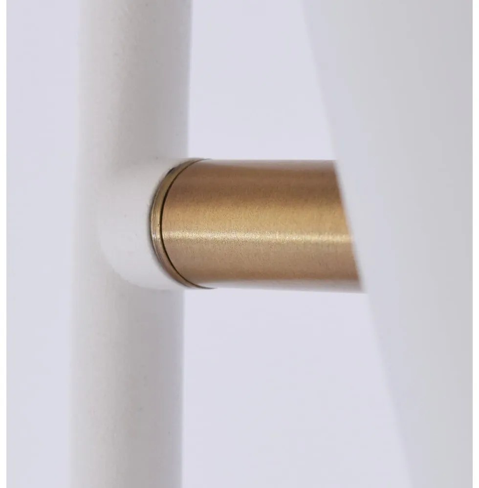 Biela stojacia lampa SULION Paris, výška 150 cm