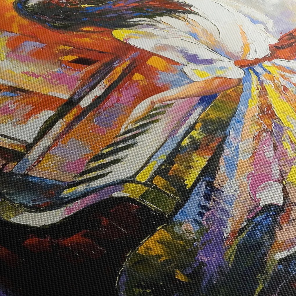 Obraz - Žena hrajúca na piáno (90x60 cm)