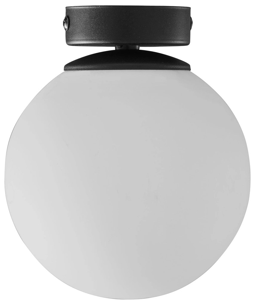 TK-LIGHTING Prisadené stropné osvetlenie CELESTE, 1xE27, 60W, guľa, čiernobiele