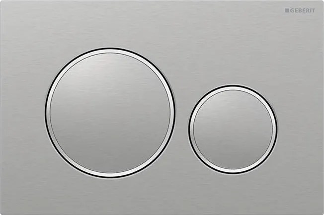 Geberit 115.889.SN.1 - Splachovacie tlačidlo Sigma20 24,6x16,4 cm nerezová oceľ
