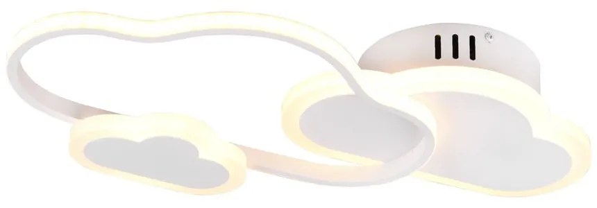 Biele detské svietidlo 52x25 cm Cloudy - Reality