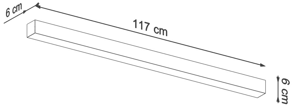 Stropné svietidlo PINNE 118 sivé