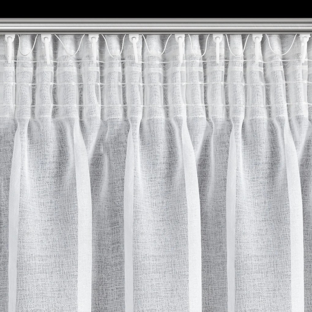ZÁCLONA NA PÁSKE LENA 350X270 CM BIELA
