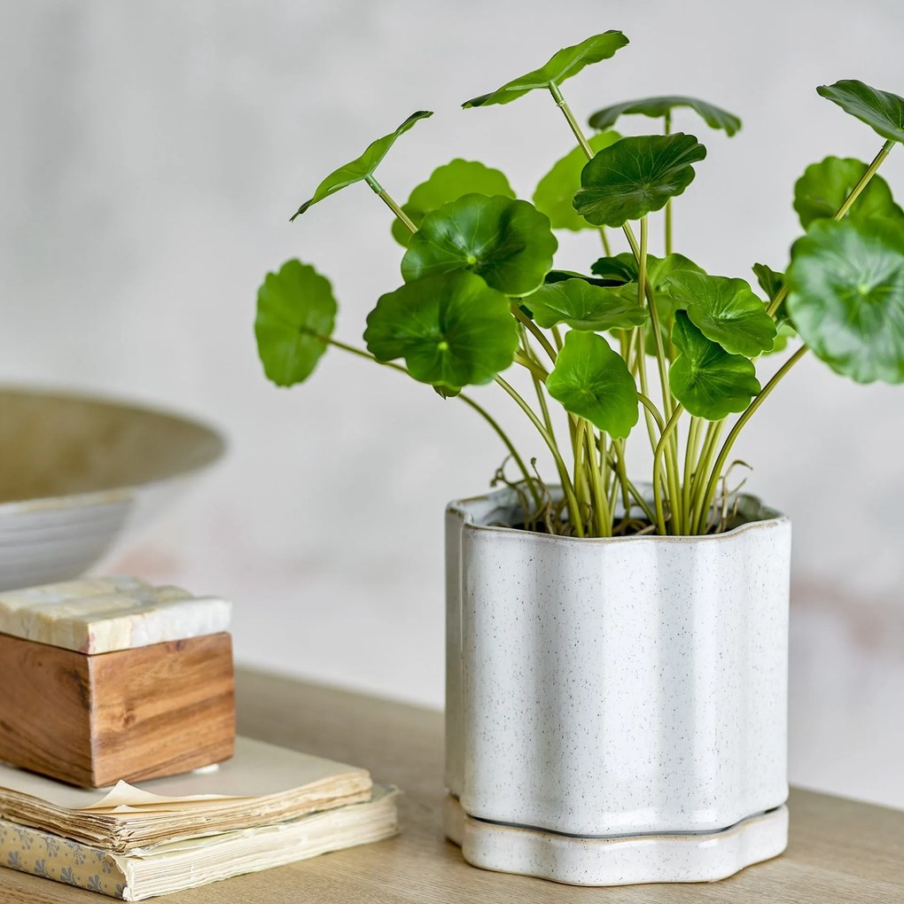 Bloomingville Keramický obal na kvetináč Argyle Ø 13 cm