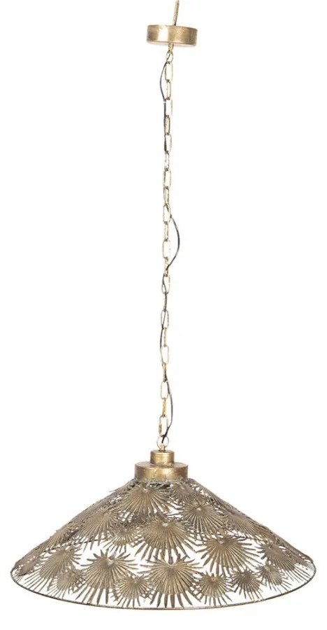 Zlaté závesné svietidlo štýl BOTANIC
