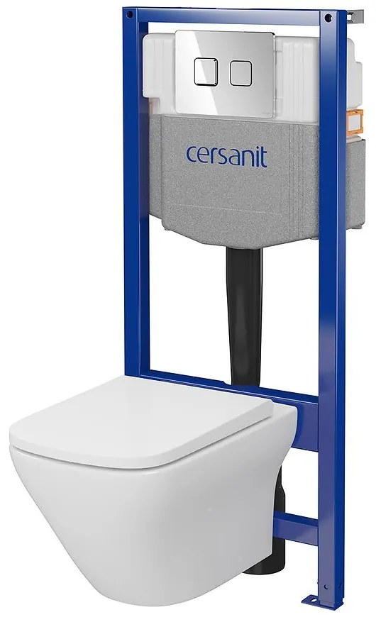 Podomietková zostava Larga SQ B954 tlačidlo chróm štvorcový