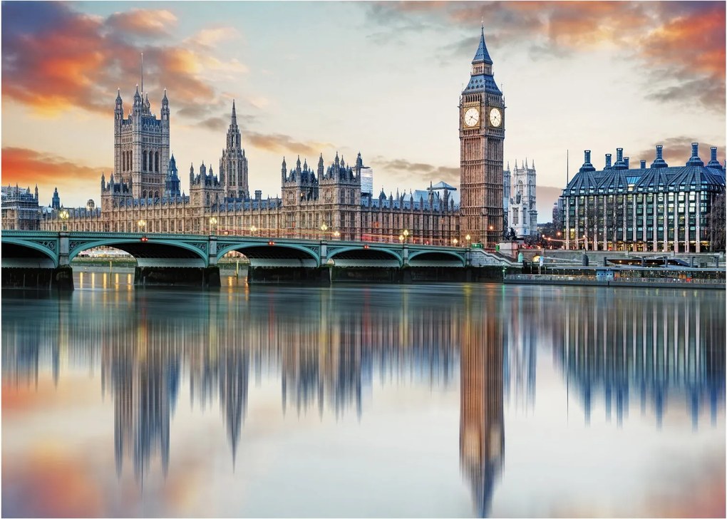 Obraz - Londýnske Houses of Parliament (70x50 cm)