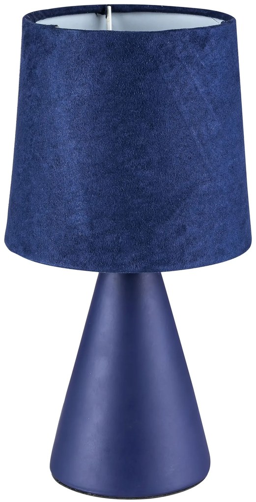 RABALUX Stolná moderná lampa NALADI, 1xE14, 40W, modrá