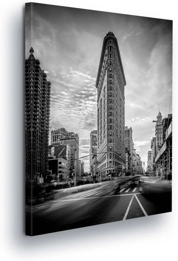 GLIX Obraz na plátne - Black and White New York III 100x75 cm