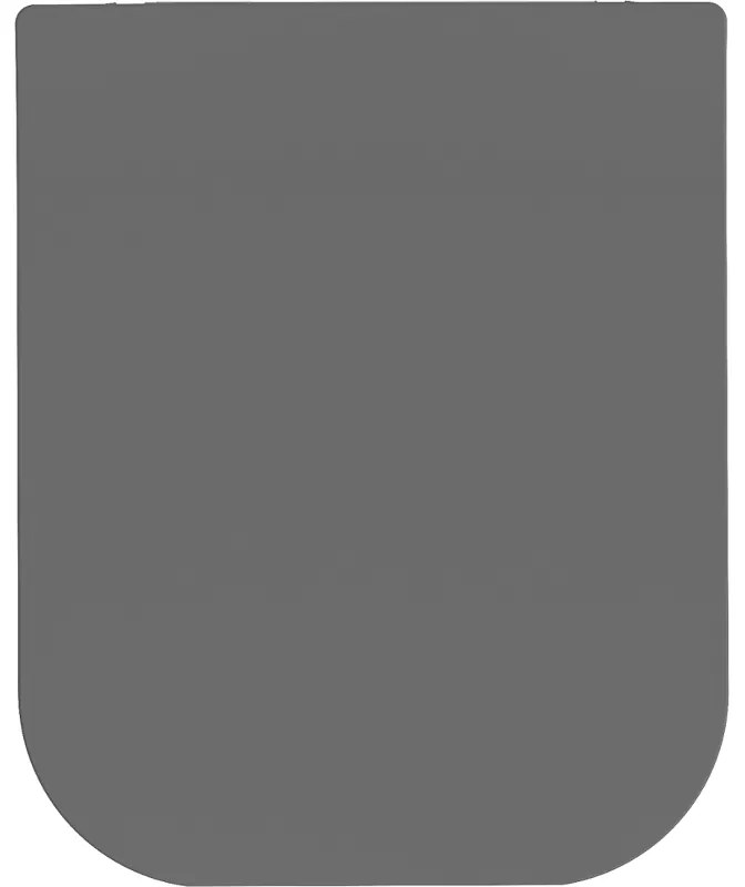 Mexen Madox, toaletné WC sedadlo s pomalým zatváraním, duroplast, tmavá šedá, 39154061