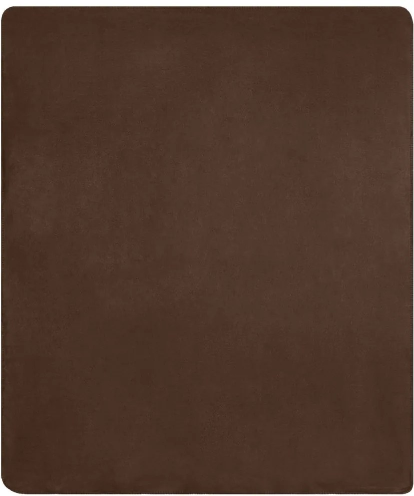 James & Nicholson (Daiber) Fleece deka 150x170 cm JN952 - Tmavozelená / smotanová | 150 x 170 cm
