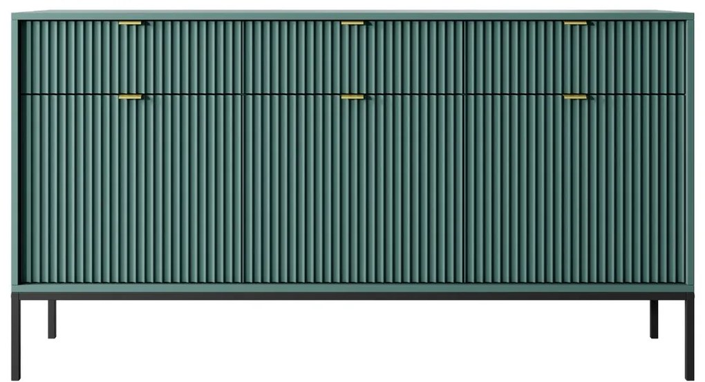 Komoda Nova zelená so zásuvkami (KSZ154)