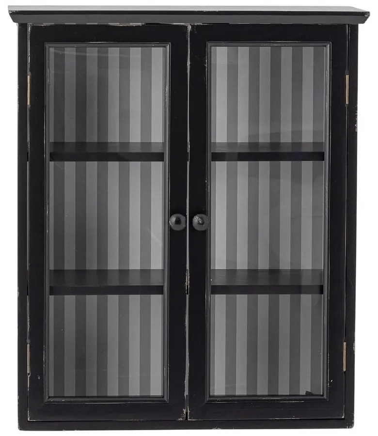 Čierna závesná vitrína z jedľového dreva 51,5x66,5x22,5 cm Hazem – Bloomingville