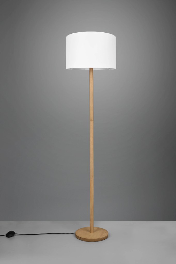 TRIO Stojaca lampa Cobra White Ø 40 cm