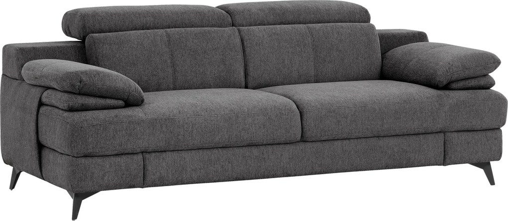 XXXLutz DVOJMIESTNA POHOVKA, textil, tmavosivá Livetastic - Sedačky - 000552063711