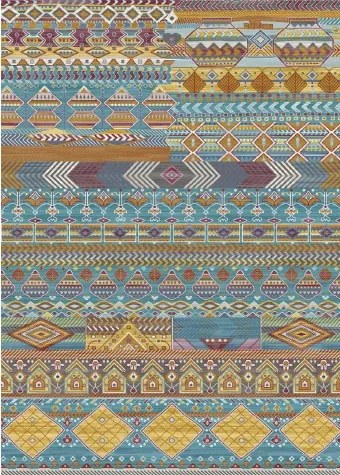 BE Koberec Malaga 8172  MULTI – viacfarebný obdĺžnikový Rozmer: 200x290 cm