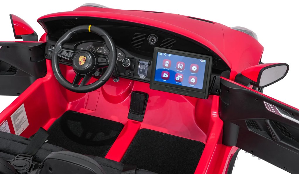 Detské elektrické autíčko Porsche 911 GT3 STRONG MP4 červené