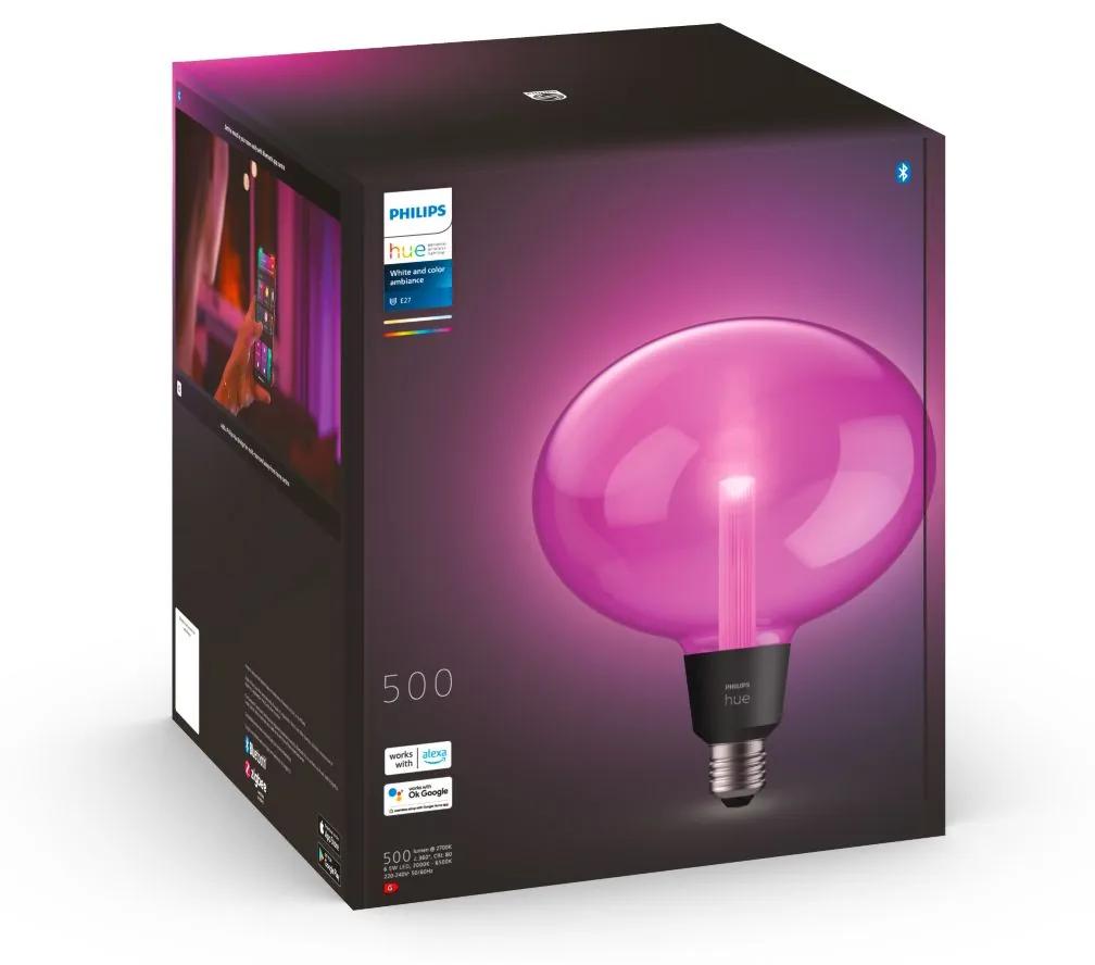 8719514419278 Philips Hue White and Color Ambiance žiarovka Light Guide E27 Ellipse 6,5W/500lm 2000-6500K+RGB