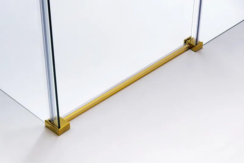BPS-koupelny Obdĺžnikový sprchový kút HYD-OK203C 120x80 zlatý/transparent - bez vaničky