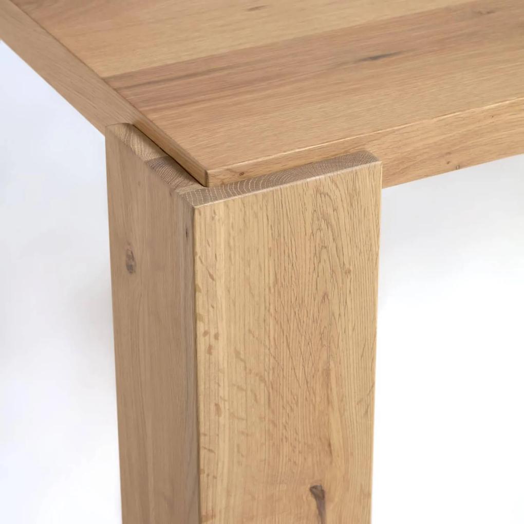 Jedálenský stôl anira 200 x 100 cm dubový MUZZA