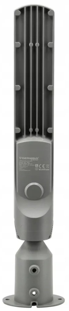 Germina LED pouličná lampa / lampáš HERMETIC 50W sivá 5000lm 5000K