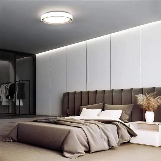 Solight LED osvetlenie s diaľkovým ovládačom Floco, 30W + 6W RGB, 2100lm, 40cm, zmena chromatickosti, stmievateľná