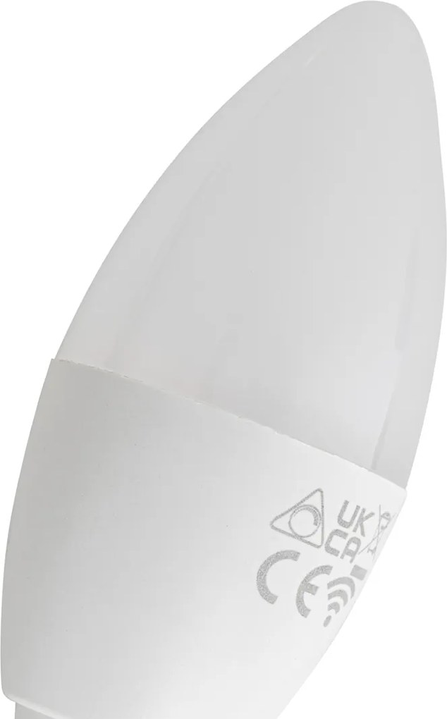 Sada 5 inteligentných LED žiaroviek E14 C37 Opal RGBW 4.9W 470 lm 2700-6500K