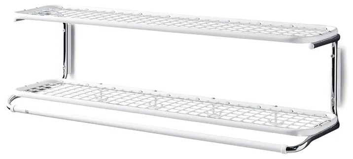 Nástenný vešiak na kabáty CLASSIC, šírka 1000 mm, 2 police