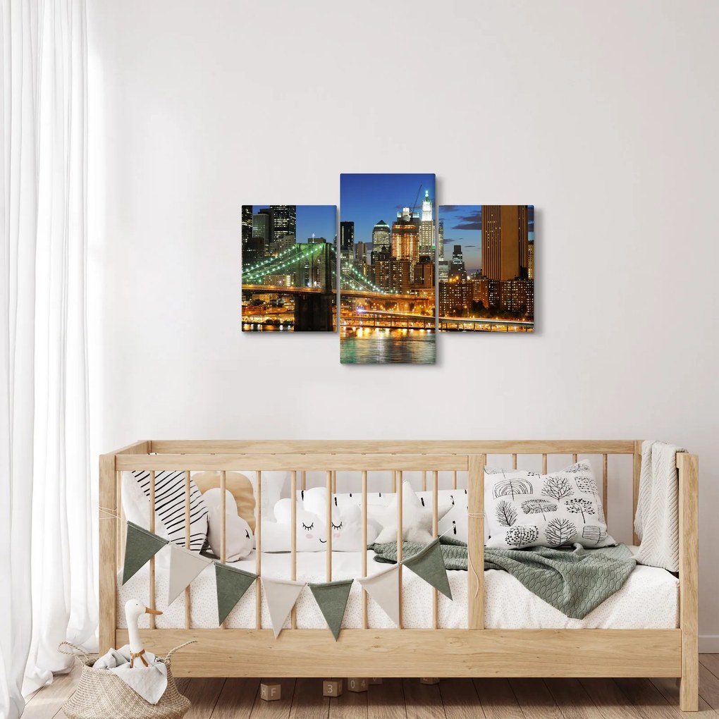 Obraz - Most s New Yorkom (90x60 cm)