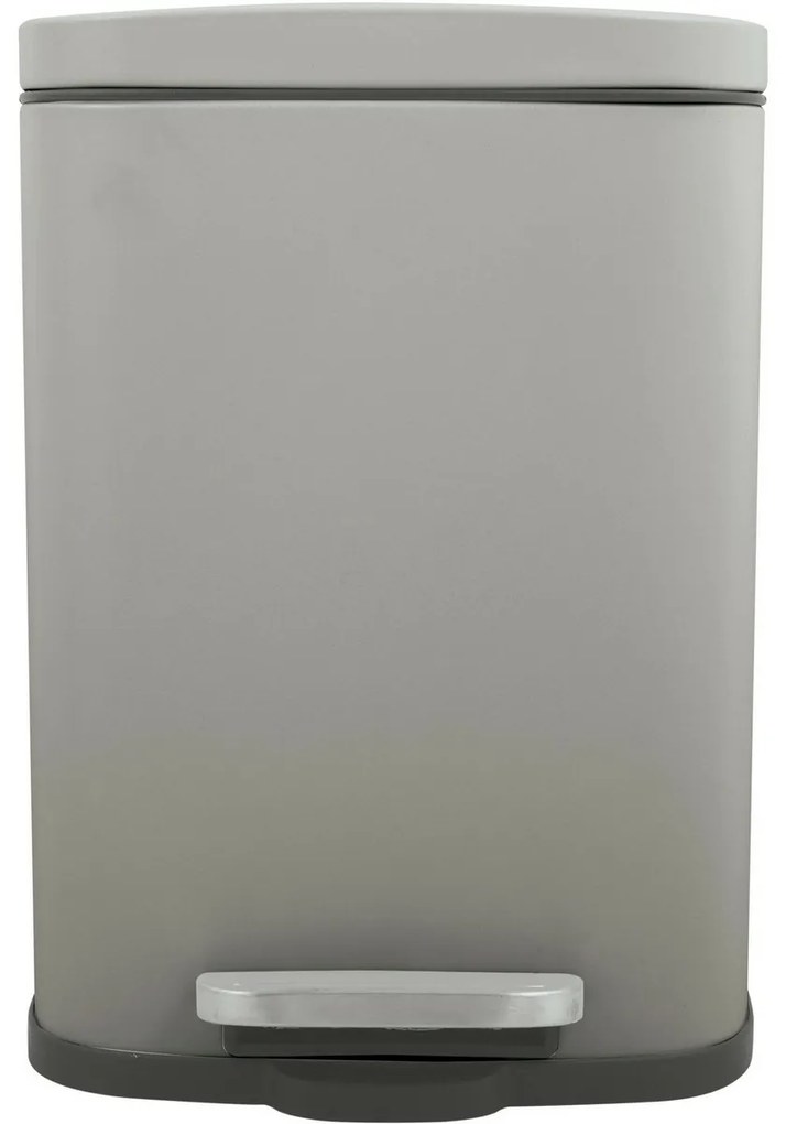 Spirella Pedálový odpadkový kôš soft-close Akira 12 l, matná sivohnedá, 12 l