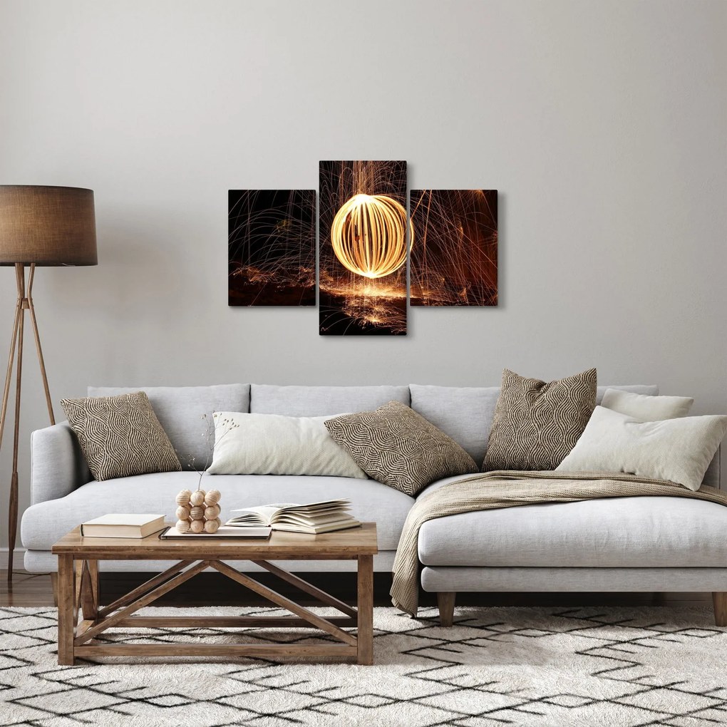 Obraz svetelnej gule (90x60 cm)