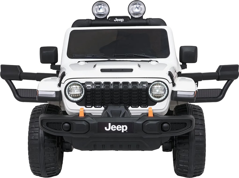 Ramiz Jeep Wrangler Rubicon LIFT elektrické autíčko pre deti biele