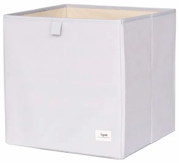 Úložný box 3 Sprouts Recycled Solid Light Gray