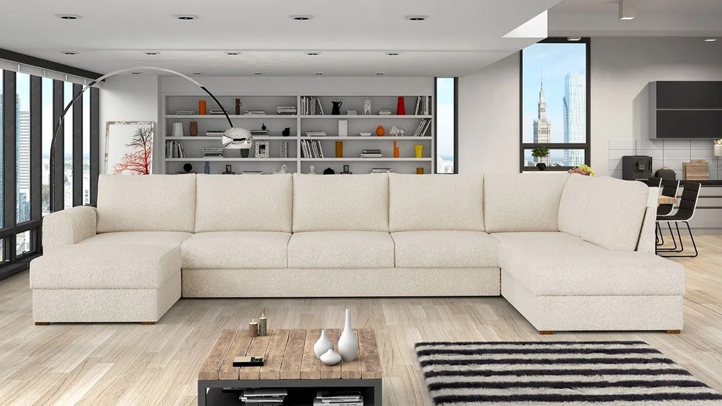 Rohová sedačka Astana Large Premium, Dostupné poťahy: Manza 29, Strana: Ľavá - U