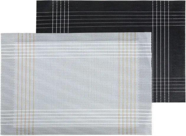 Podložka pod tanier KARA čierna (6 ks)