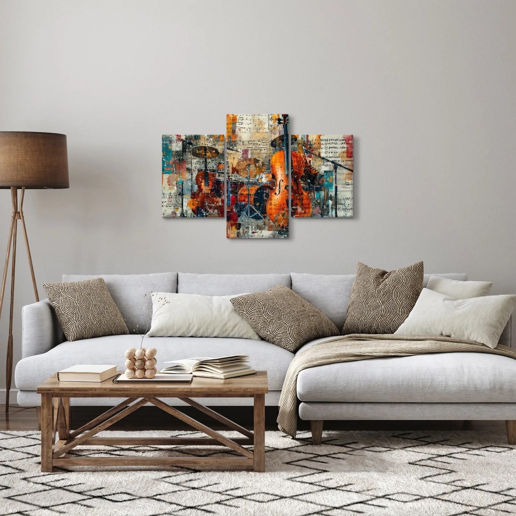 Obraz - Hudobné nástroje (90x60 cm)