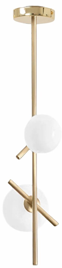 Toolight Toolight, stropné svietidlo 2xG9 APP1666-2CP, zlatá lesklá, OSW-05707