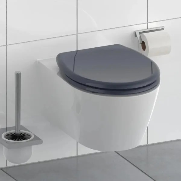 Schütte 82304-A - WC sedátko Antracit, SoftClose, z duroplastu