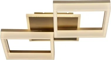 Searchlight 83510GO - Stmievateľné LED stropné svietidlo FENCE LED/25W/230V