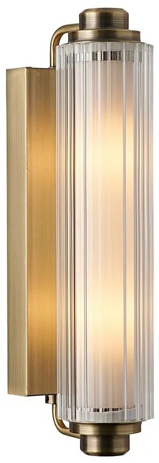 Nordlux - Kúpeľňové osvetlenie na zrkadlo NIMAL 2xE14/25W/230V IP44 mosadz