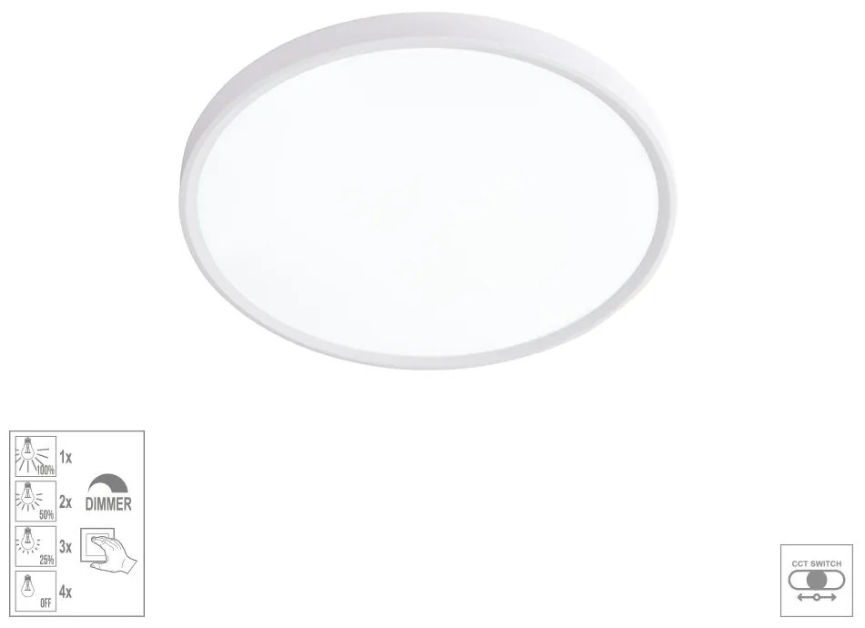 Moderné svietidlo PREZENT TRIMO 18W CCT 70320