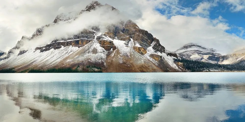 Obraz jazero poblíž nádhernej hory Varianta: 100x50