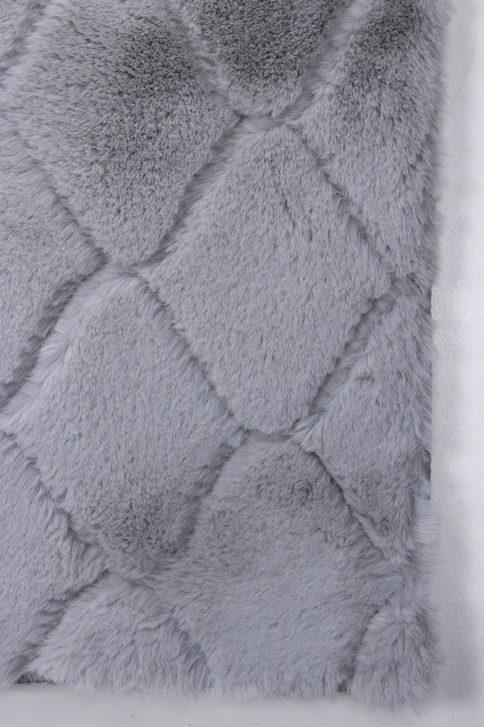 Koberec Rabbit 3D 05 L.GREY rozmery koberec: 80x140 cm